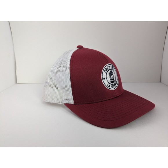 Brewer's Lantern red white trucker hat snapback - Picture 4 of 8